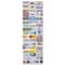 12 Packs: 51 ct. (612 total) Dimensional License Plate Stickers by Recollections™